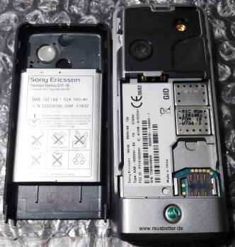 Sony Ericsson K510i Handy 1.3 MP  Schwarz ohne Vertrag