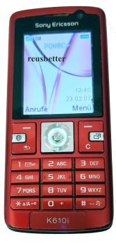 Sony Ericsson K610i Candy Bar Evening Rot UMTS 2 Zoll Display