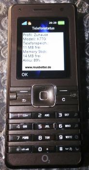 Sony Ericsson K770i UMTS Handy | Bluetooth, MP3-Player, Kamera mit Autofokus, Kartenslot | Mocca braun