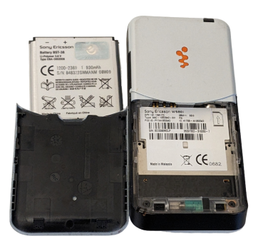 Sony Ericsson Walkman W580i Handy - urbangrau orange - SIM FREI