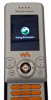 Sony Ericsson Walkman W580i Handy - urbangrau orange - SIM FREI