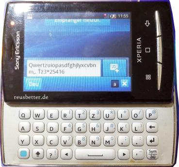 Sony Ericsson Xperia X10 mini pro - UI20i | QWERTZ Tastatur | 5 MP | Schwarz