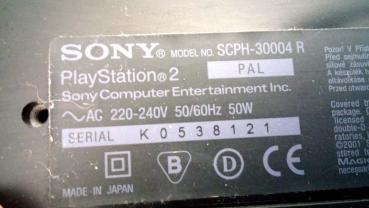 Sony PlayStation 2 Original | Schwarz | Spielekonsole | PAL - SCPH 3004 R | Zubehör