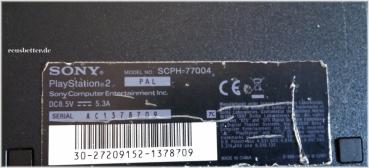 Sony PlayStation 2 SLIM | Spielekonsole | PAL - SCPH 77004 | Kontroller