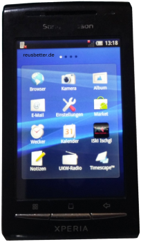 Sony Xperia X8 - E15i Smartphone |  WiFi, Bluetooth, 3G, Android | 3 Zoll | 3,2 MP | Schwarz