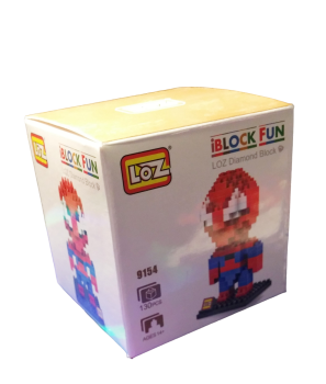 Spider Man - LOZ Diamond Micro Block - Set mit Box