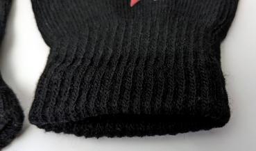 Squid Game Fingerlose Handschuhe Strickhandschuhe Unisex Squid Game Logo Weiß