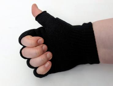 Squid Game Fingerlose Handschuhe Strickhandschuhe Unisex Squid Game Rot
