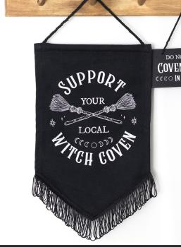 Stammtisch-Wimpel | Tischwimpel Hexen Zirkel