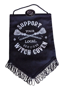 Stammtisch-Wimpel | Tischwimpel Hexen Zirkel