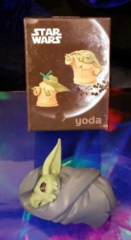 Star Wars 3D Anhänger Figur Grogu - Yoda Figur schlafend - Boba Fett