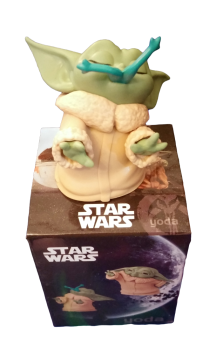 Star Wars Anhänger Figur 3D  Grogu - Yoda Figur Frosch Larve Boba Fett