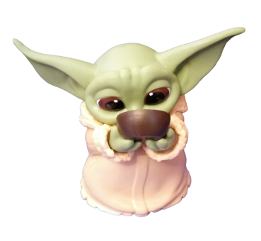 Star Wars Anhänger Figur Baby Yoda - Grogu Figur lunch mit Box