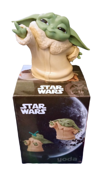 Star Wars Yoda 3D Metall Anhänger SET Grogu Sammel Figur Boba Fett