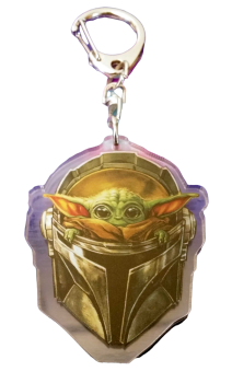 Star Wars The Mandalorian Yoda - Grogu Motiv Taschen Schlüssel Anhänger