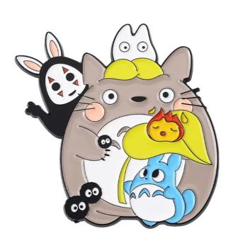 Studio Ghibli - Mein Nachbar Totoro und Freunde Metall Pin - Brosche für Mütze,Taschen Accessoires