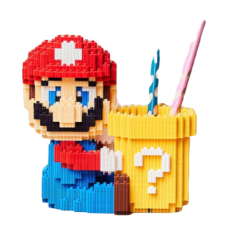Super Mario Brs. Stiftehalter Super Mario Micro Blocks 870 St.