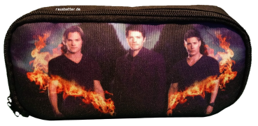 Supernatural ♆ Motiv Federmappe ♆ Schmink Case ♆ Universal Etui