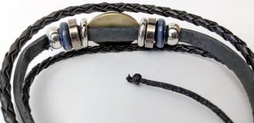 Supernatural Anti Dämonen Pentagramm Armband Glas Cabochon weiß