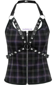 Suzie Karo Harness Neckholder Top ☠ Rückenfrei ☠ Killstar