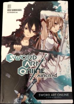 Sword Art Online 1- Aincrad VRMMORPG light novel Reki Kawahara