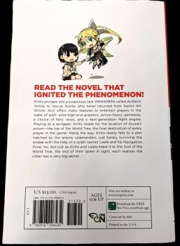 Sword Art Online 4 - Fairy Dance VRMMORPG light novel Reki Kawahara