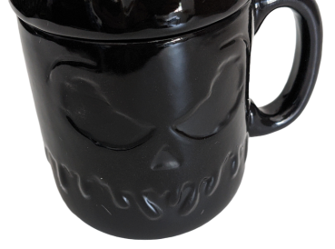 Jack Skellington Skulptur Kaffee und Tee Pott Becher Kürbis mit Deckel