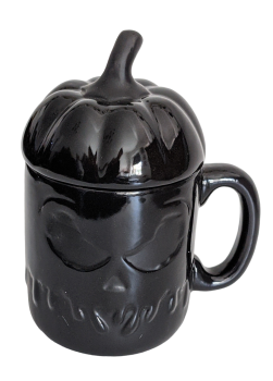Jack Skellington Skulptur Kaffee und Tee Pott Becher Kürbis mit Deckel