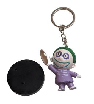 Nightmare Before Christmas Barrel 3D Figur Anhänger Tim Burton Taschen-Schlüsselanhänger