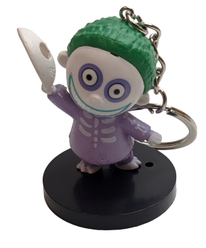 Nightmare Before Christmas Barrel 3D Figur Anhänger Tim Burton Taschen-Schlüsselanhänger