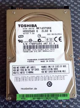 Toshiba MK4050GAC IDE PATA Festplatte 2,5 " für Navi 
