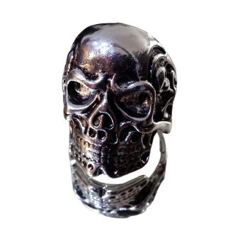 Totenkopf - Skull Ring | Silberfarben | Biker - Gothic