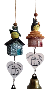 Mein Nachbar Totoro  Steingut Fenster Deko hängend Studio Ghibli Totoro Windspiel