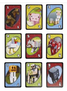 UNO Kartenspiel Spezial Edition Motiv Minecraft