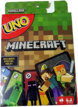 UNO Kartenspiel Spezial Edition Motiv Minecraft