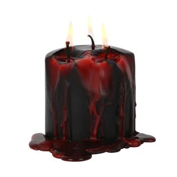 Vampirblut-Stumpenkerze - Stimmungsbeleuchtung - Candlelight Dinner Kerze