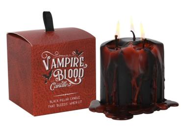Vampirblut-Stumpenkerze - Stimmungsbeleuchtung - Candlelight Dinner Kerze