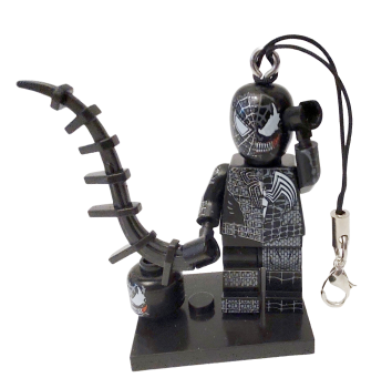 Venom LOZ Schlüsselanhänger Ψ Set mit Waffe Ψ Lego Motiv Handy Anhänger