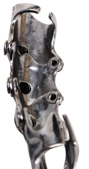 Preview: Victorianischer Gliederring Gothic altsilber