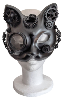Viktorianische Binokular Steampunk Elektro Cat Maske