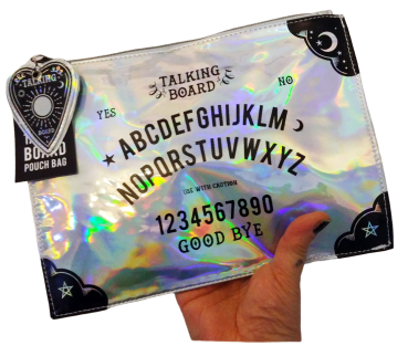 Wicca Occult Brett Ouija Kosmetiktasche Iridenscent Spirit Board Make-up Tasche