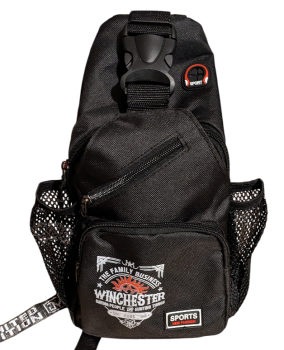 Winchester Supernatural Schulterrucksack - Unisex Magie Schultertasche Schwarz