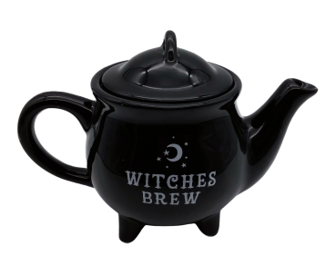 Witches Brew Schwarze Keramik Teekanne Hexen Teekanne