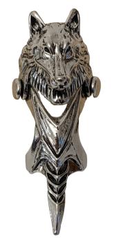 Wolf Gliederring -Vikinger Ring ☠ altsilber ☠ Mittelalter - Gothic Ring