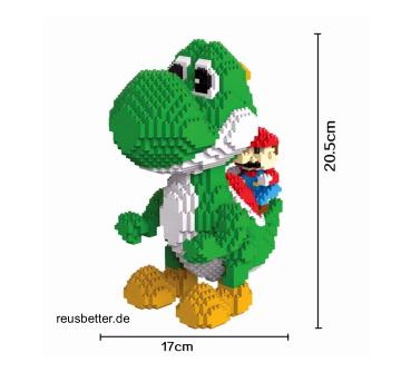 Yoshi und Super Mario | Nano Blocks | Super Mario Bros. BIG Yoshi