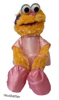 Zoe Muppet aus der Sesamstraße Plüschpuppe 35 cm