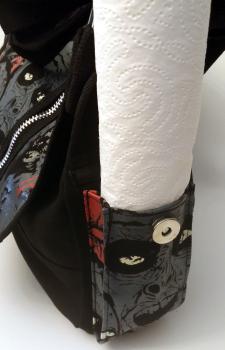 Messanger Bag Umhängetasche Tasche Unisex - Zombies -The Walking Dead Motiv - fluoreszierend