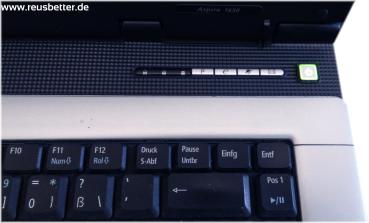 Acer Aspire 1652WLMi - Intel Pentium M 740 - 1,73 GHz - Ersatzteil Recycling Notebook