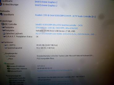 Acer TravelMate 4050 - 4051LMi 100GB HDD - 512 RAM - 15 Zoll - Intel Pentium 1.5 GHZ