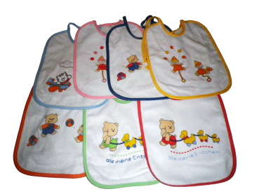 Baby - Kleinkinder Lätzchen Set 7Tlg. - PVC Rückseite